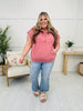 Super Scuba Short Sleeve Pullover in Rose