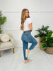 Judy Blue Mystical Magical Rigid Magic Cropped Wide Leg Jeans