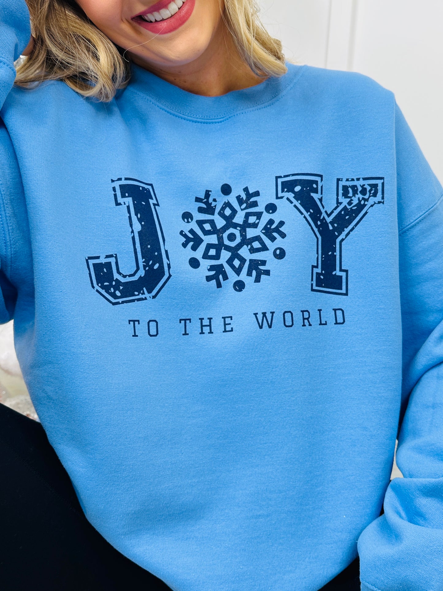 Joy to the World Graphic Crewneck Sweatshirt