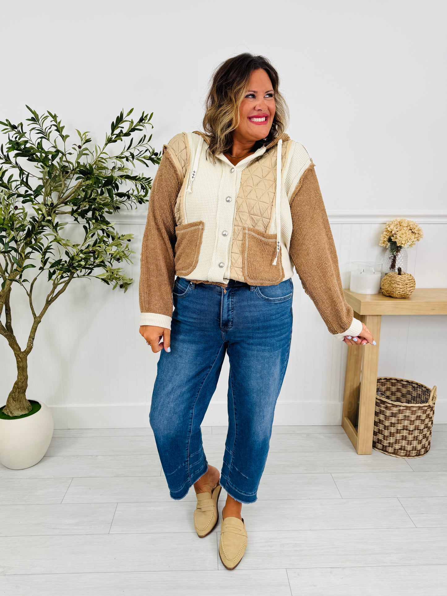 Be Basic Barrel Jeans with Tummy Control