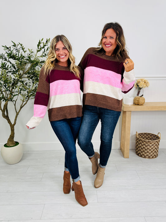 Blushing Berry Sweater