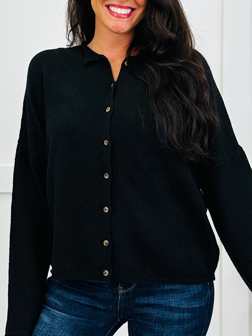 Keep It Classic Cardigan In Black