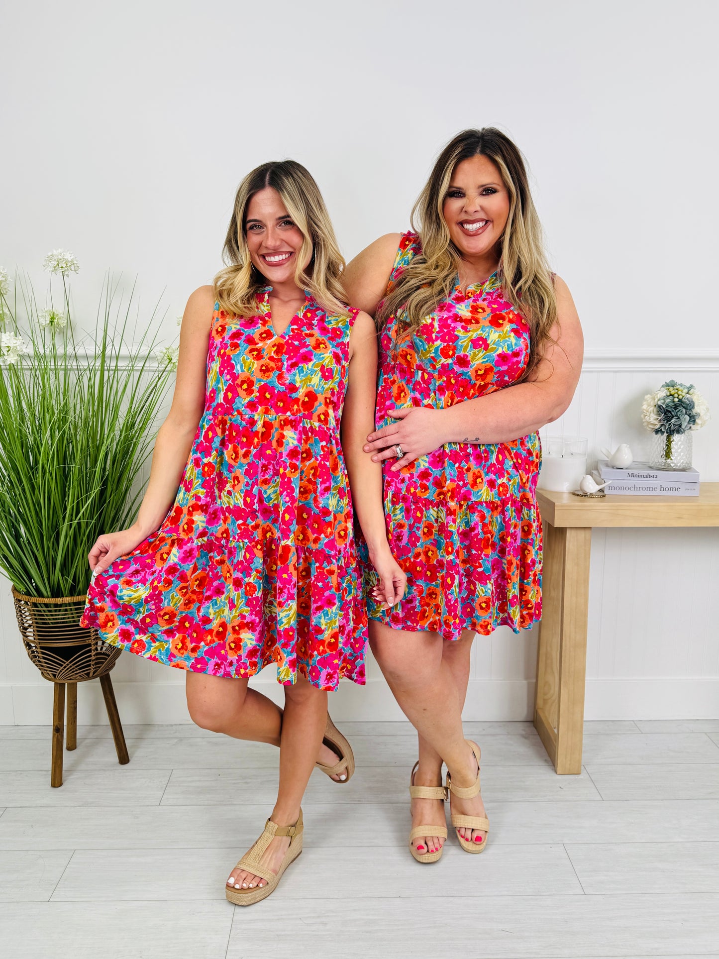 Stay Sunny Dress in Miami Print