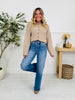 Studded & Styled Tummy Control Wide Leg Jeans