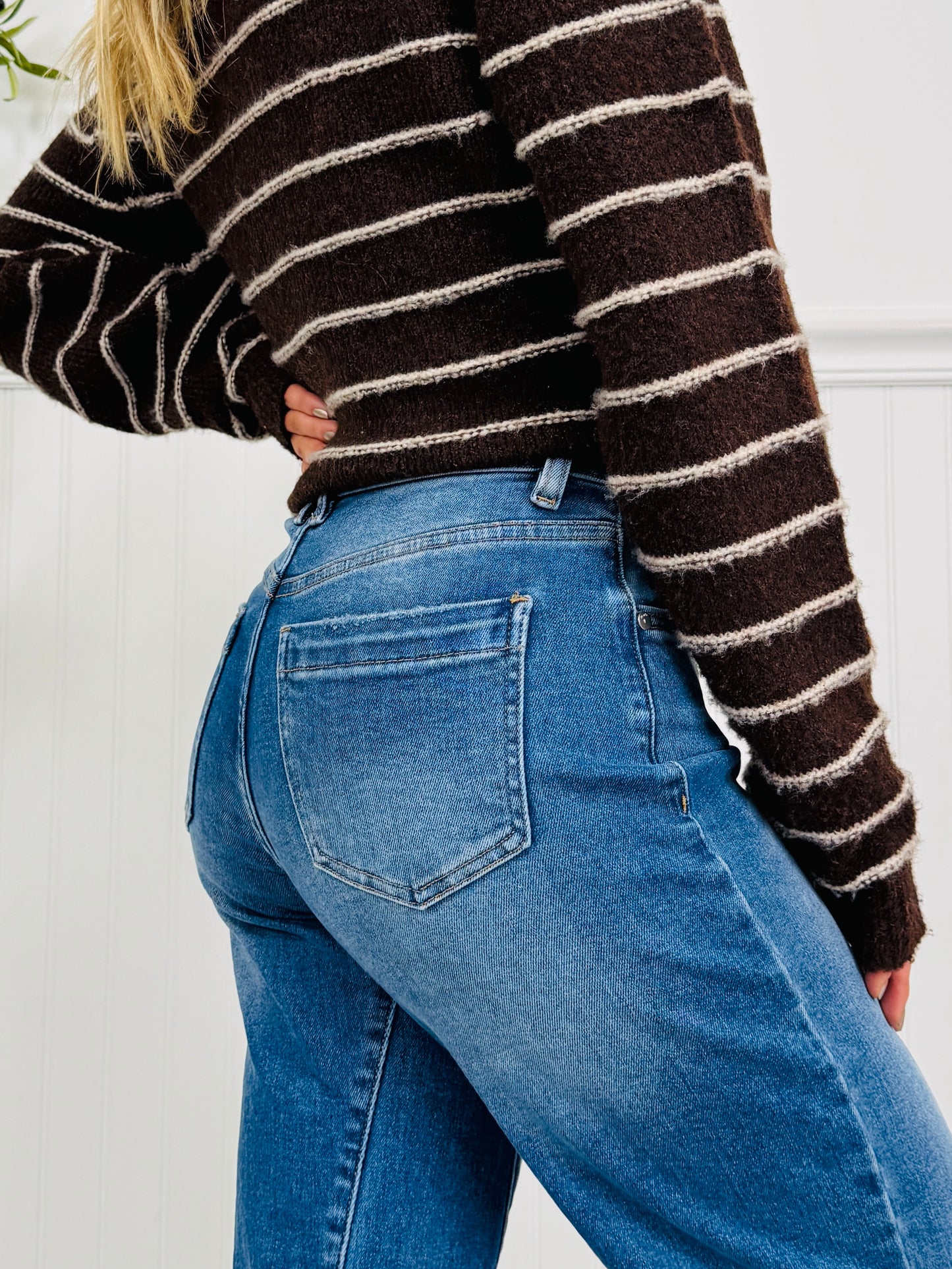 Be Basic Barrel Jeans with Tummy Control