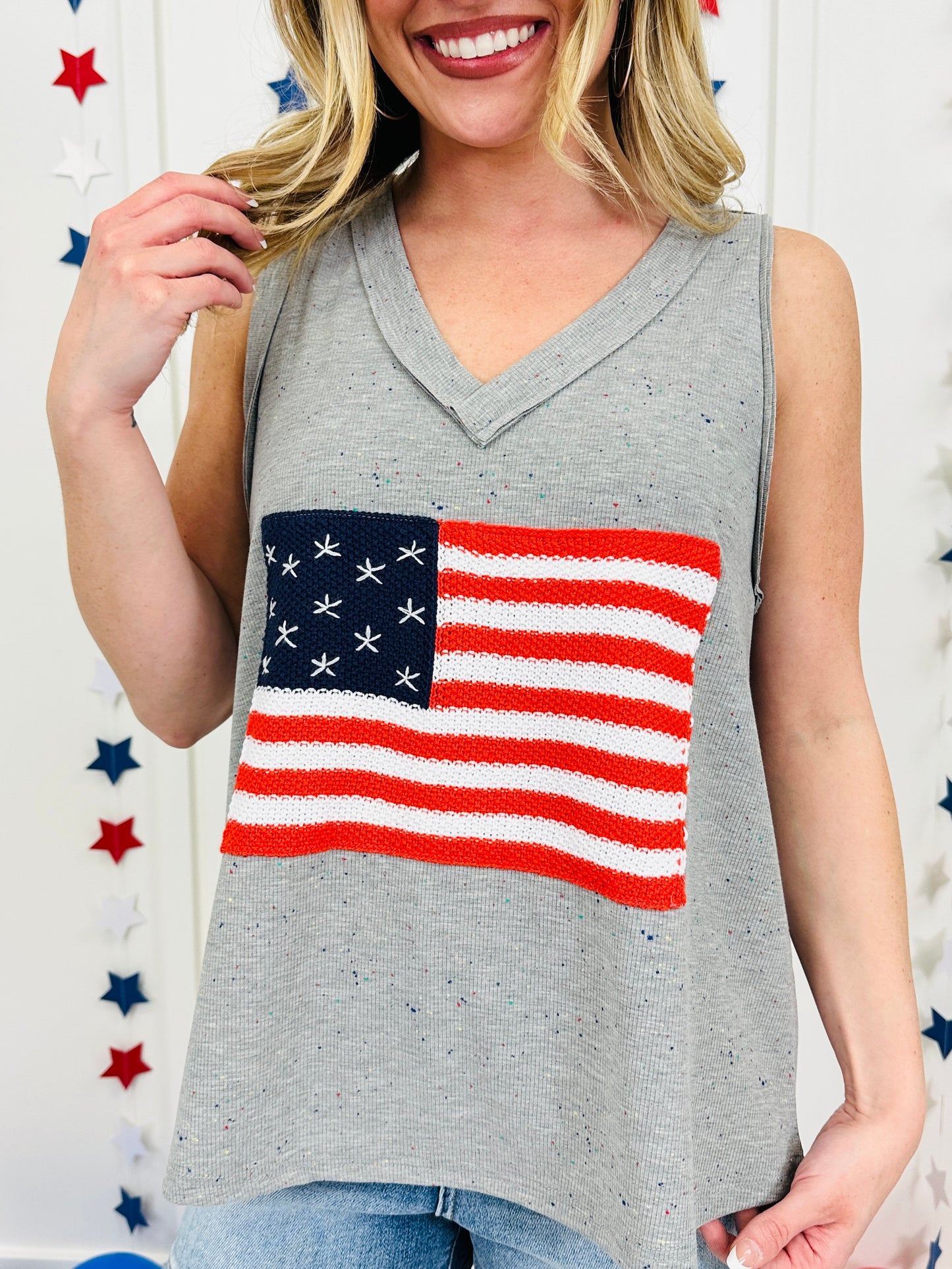 Star Spangled Days Tank Top In Multiple Colors