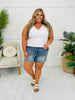 Judy Blue Star of the Show Seam Detail Shorts