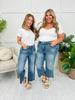 Judy Blue Mystical Magical Rigid Magic Cropped Wide Leg Jeans