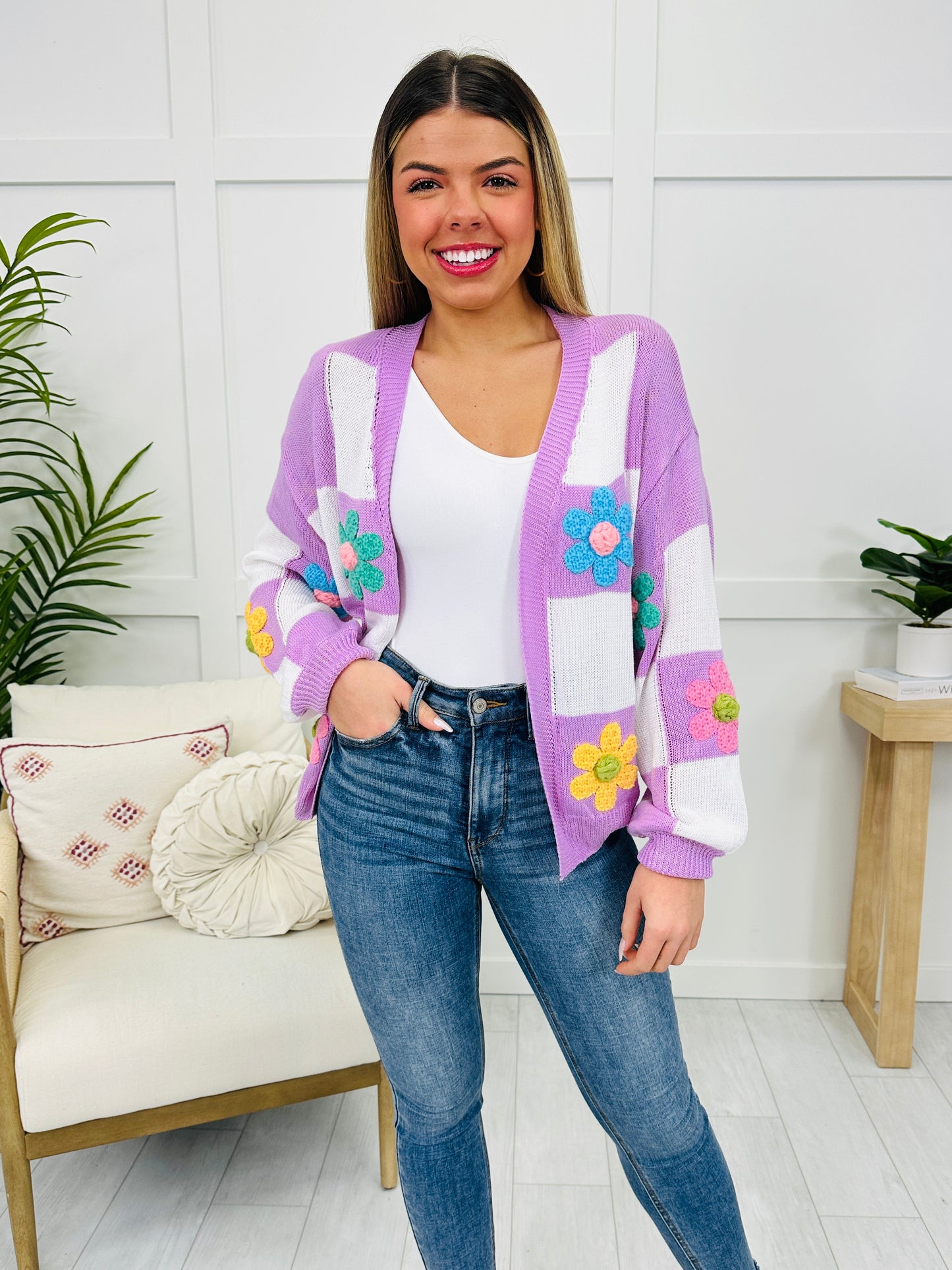 Happy Go Floral Cardigan