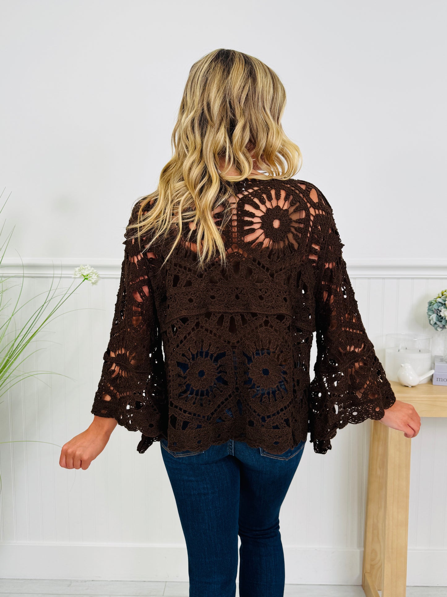 Casually Crochet Top In Multiple Colors