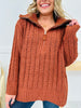 REG/CURVY Cozy Crush Chenille Zip Up Sweater- Multiple Colors!