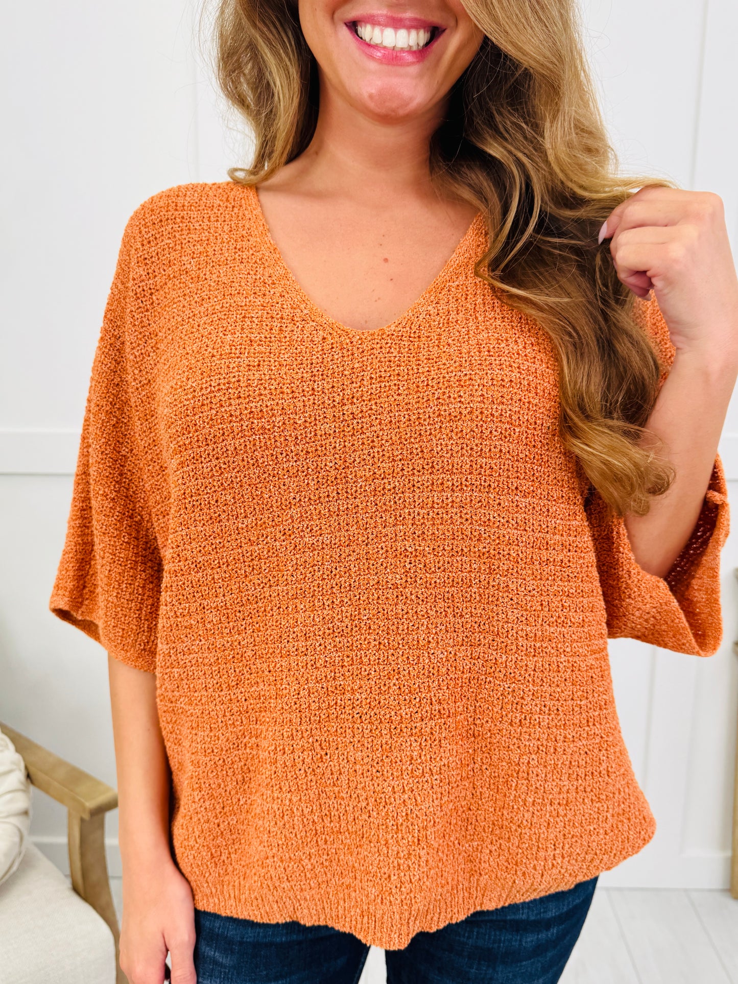 Rustic Charm Sweater In Multiple Colors
