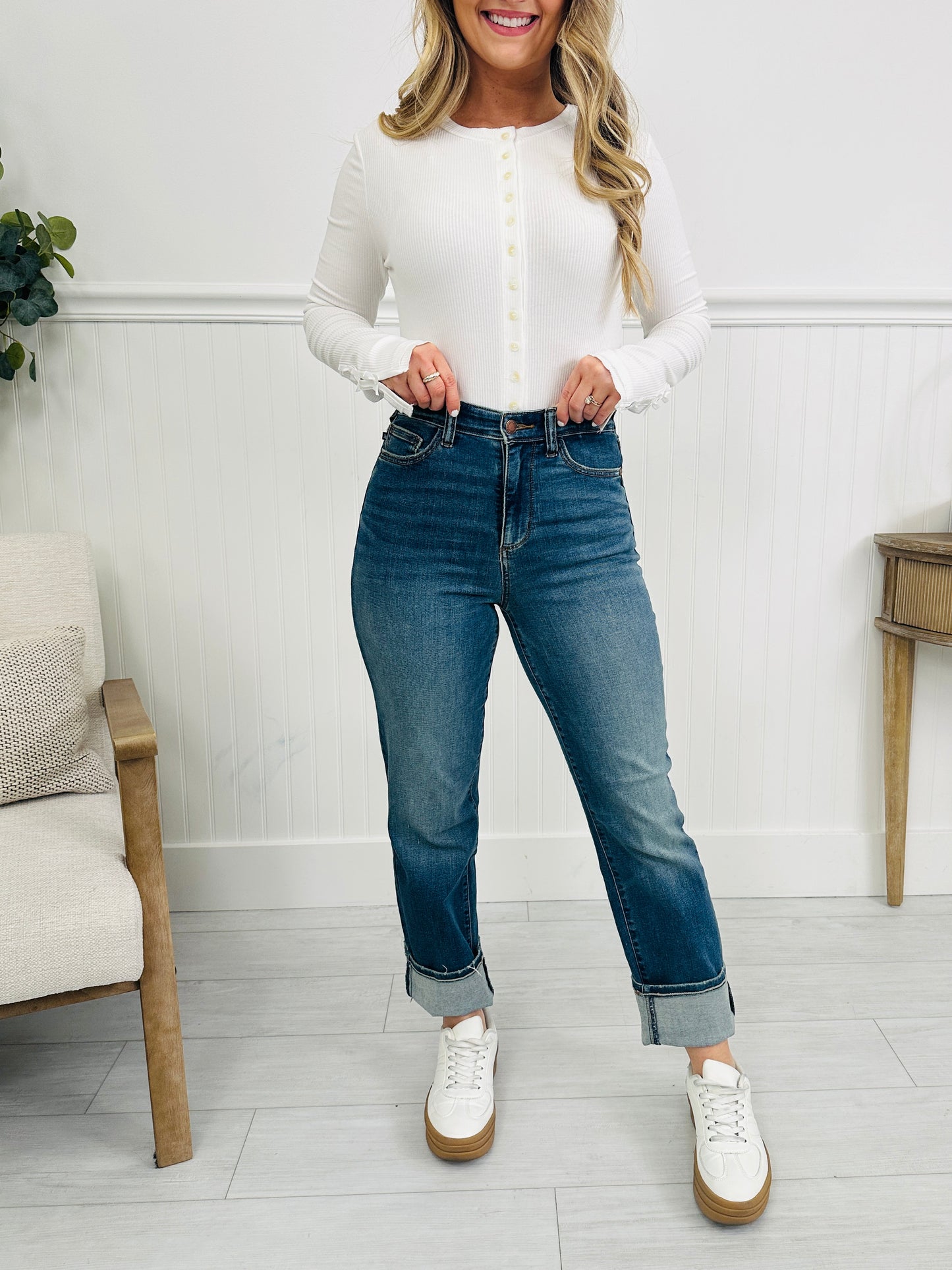 Judy Blue Switch It Up Straight Jeans