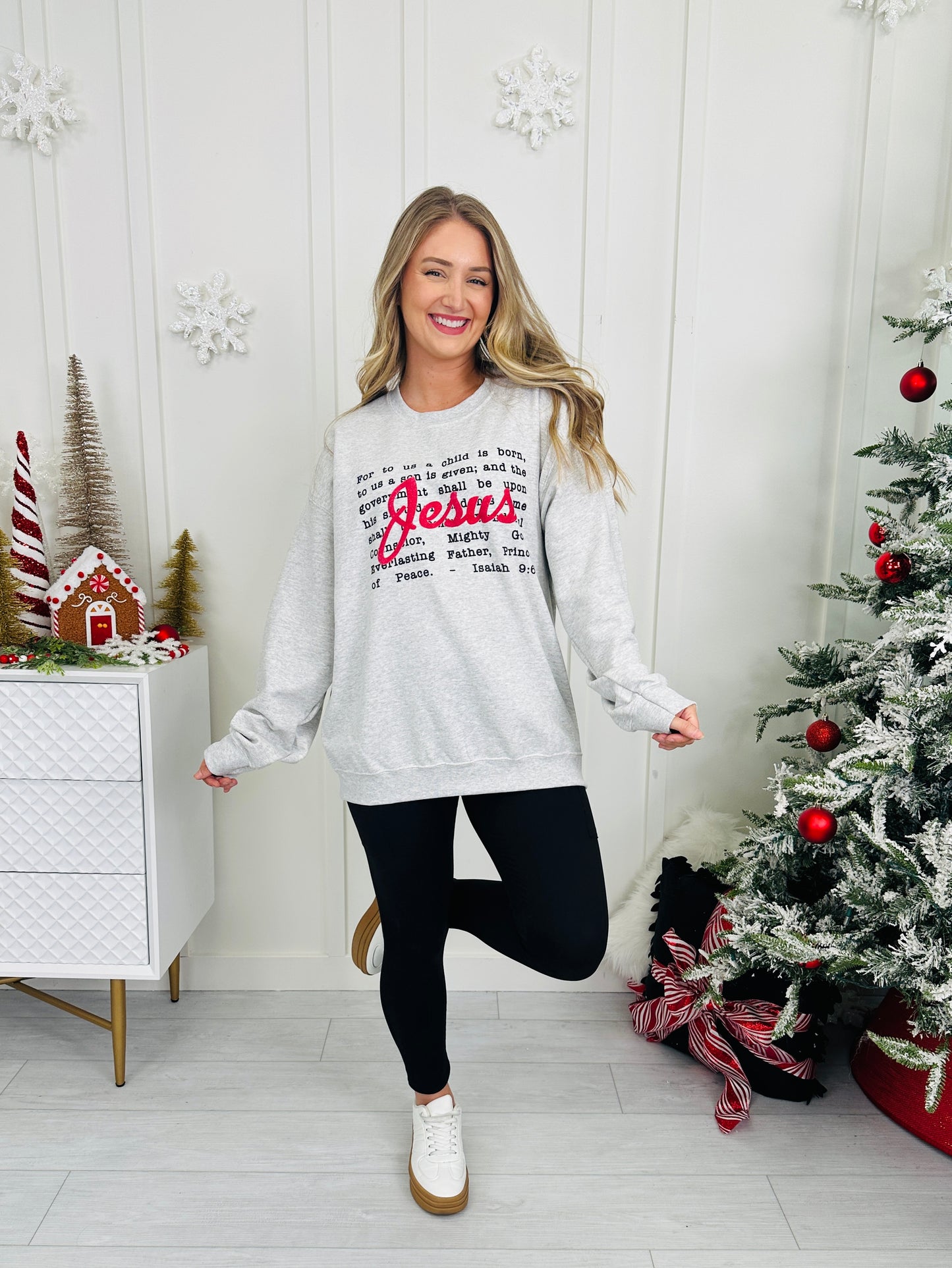 A Child Is Born Graphic Crewneck Sweatshirt