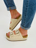 Sunlit Stroll Sandals In Natural