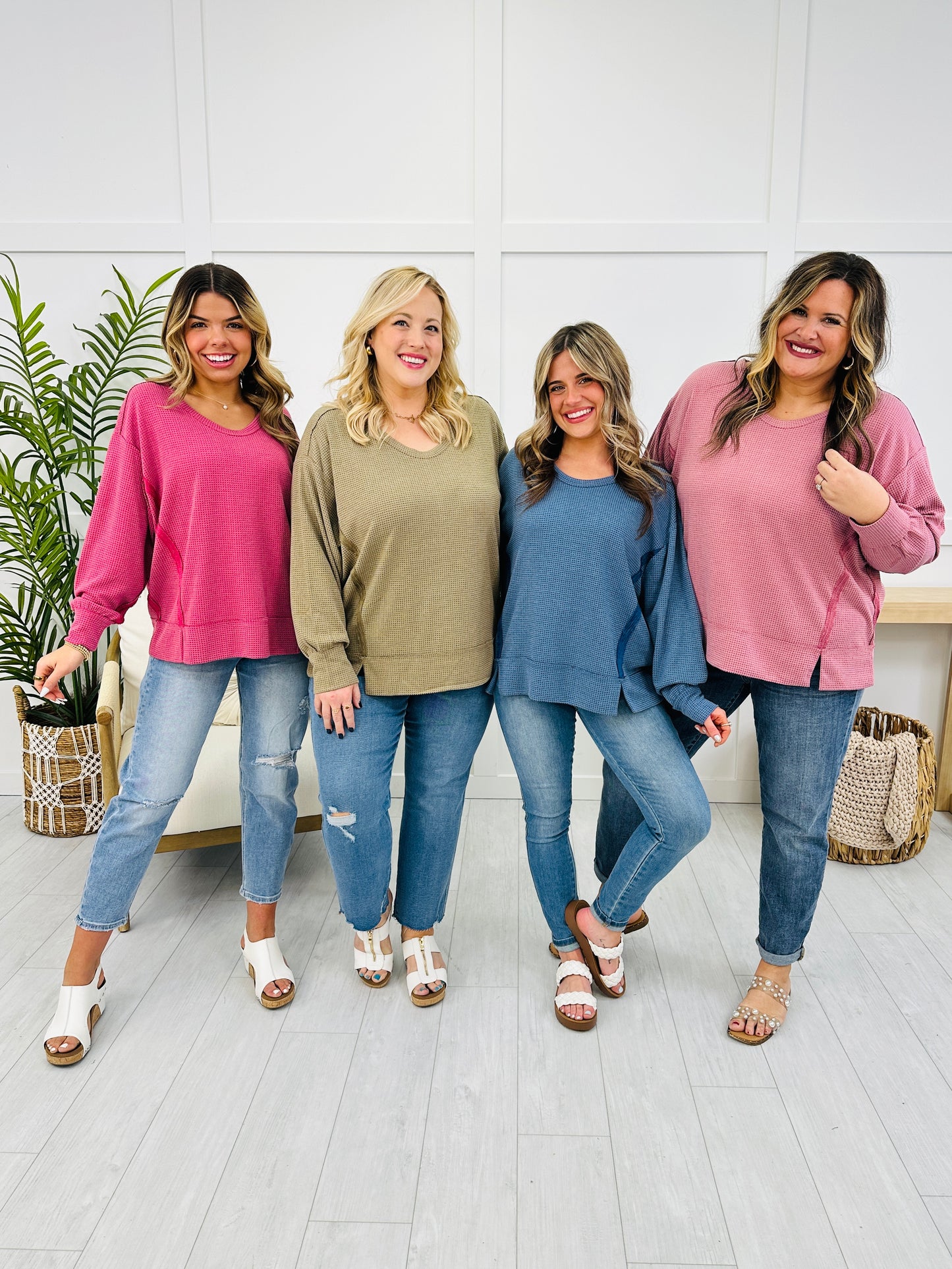 REG/CURVY Picture Perfect Pullover Top- Multiple Colors!