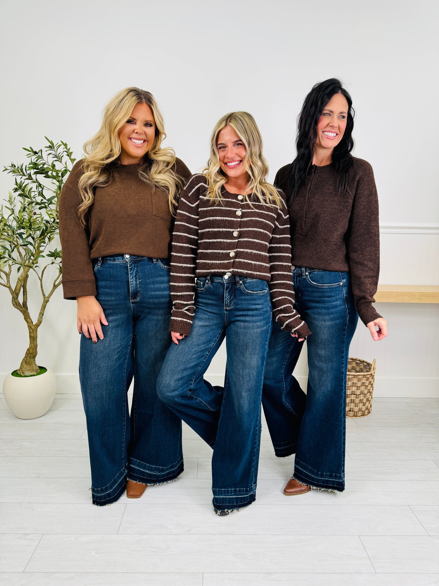 Best Dressed Tummy Control Retro Wide Leg Jeans