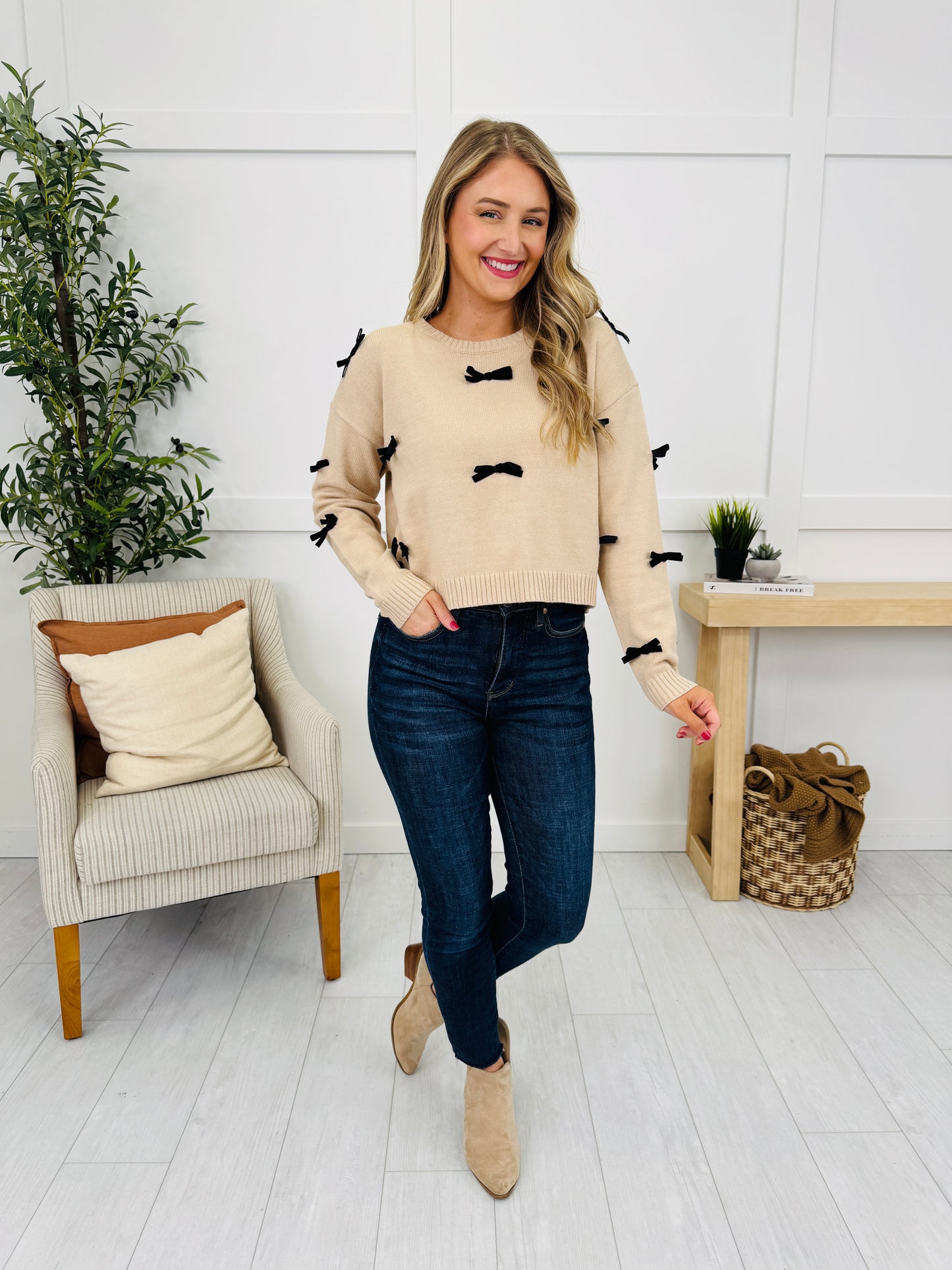 Tied To Tomorrow Sweater