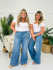 Lovervet Swept Away Palazzo Jeans
