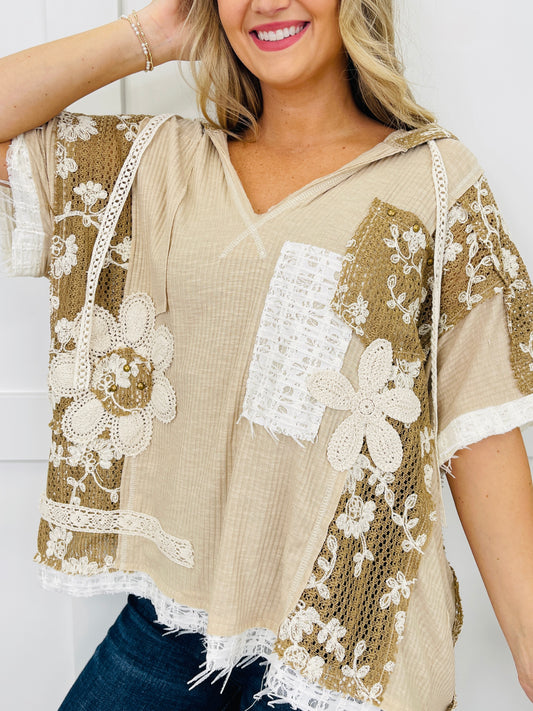 Pieces Of Home Pullover in Wheat Beige