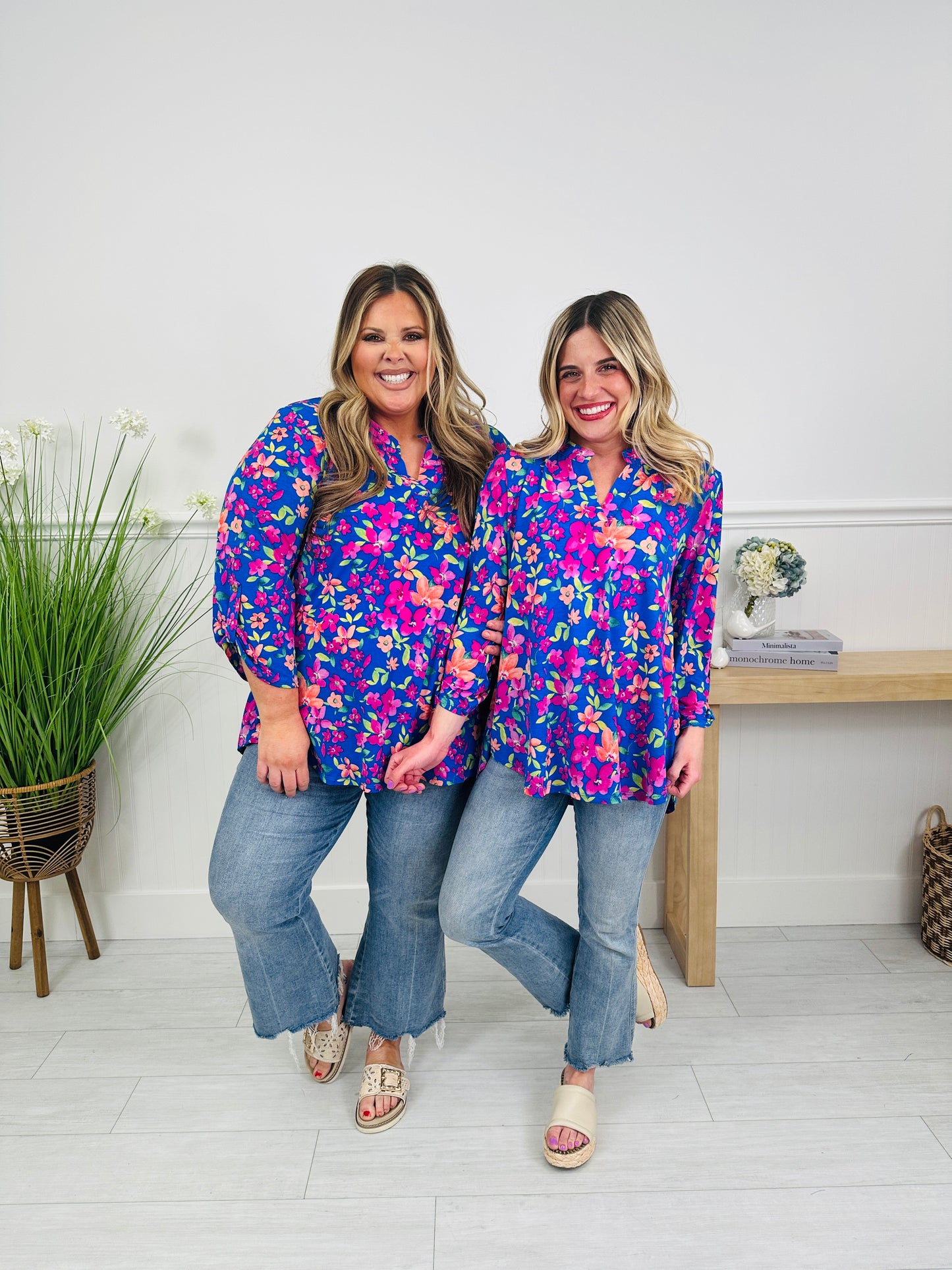 Sweet Like Spring Top in Charleston Print