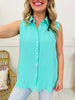 Hooked On You Tank Top In Mint