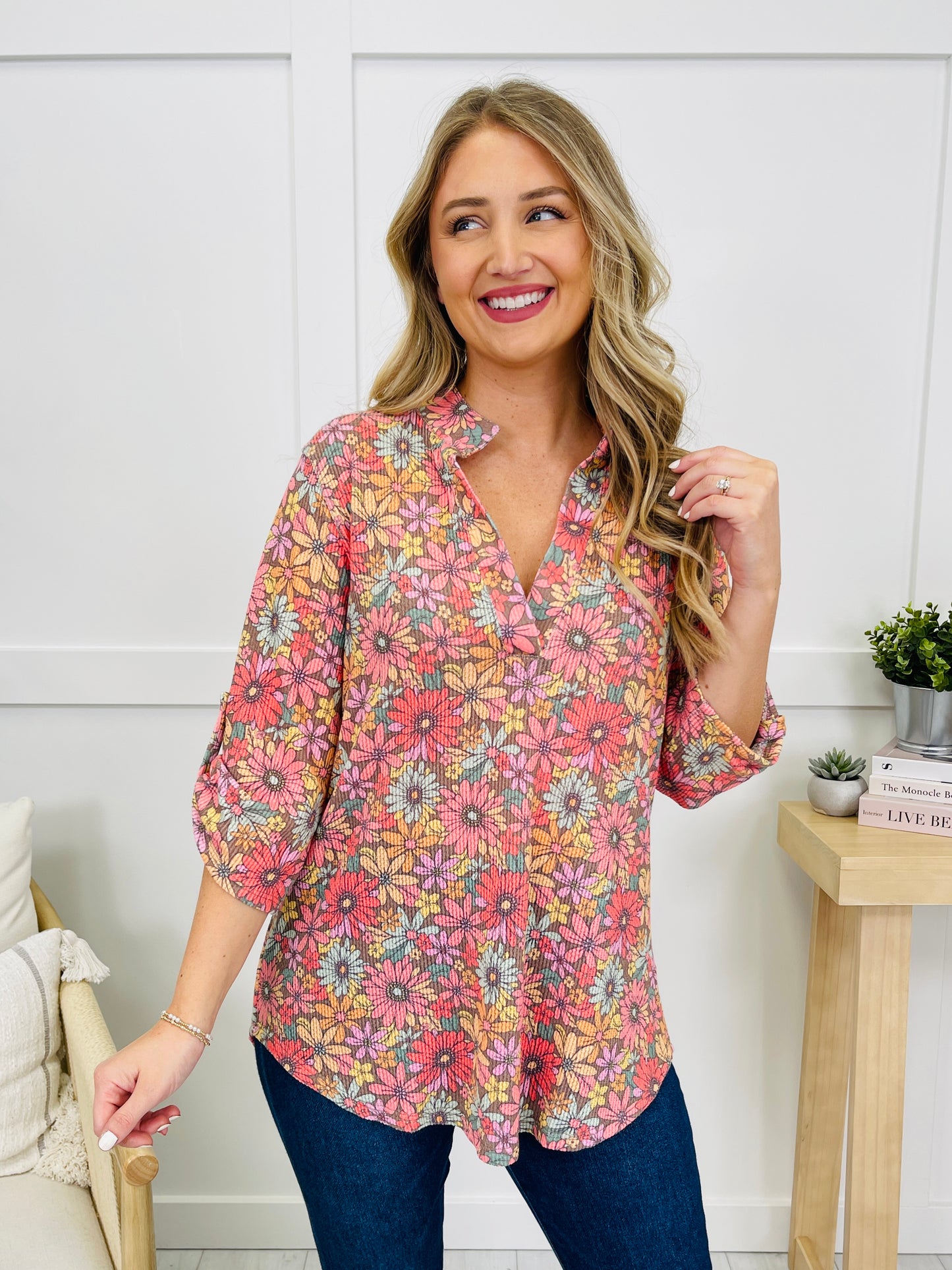 Amber Bloom Top
