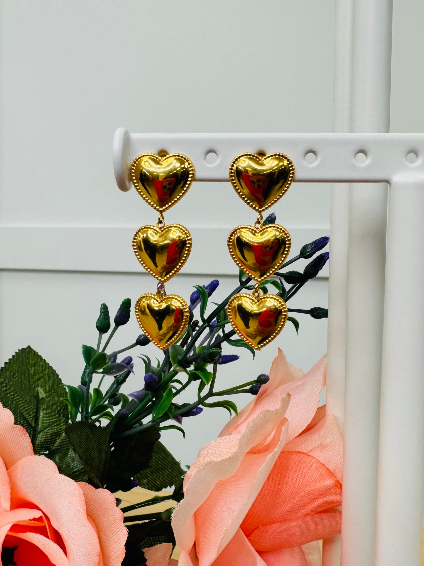 Sweetheart Sparkle Heart Earrings