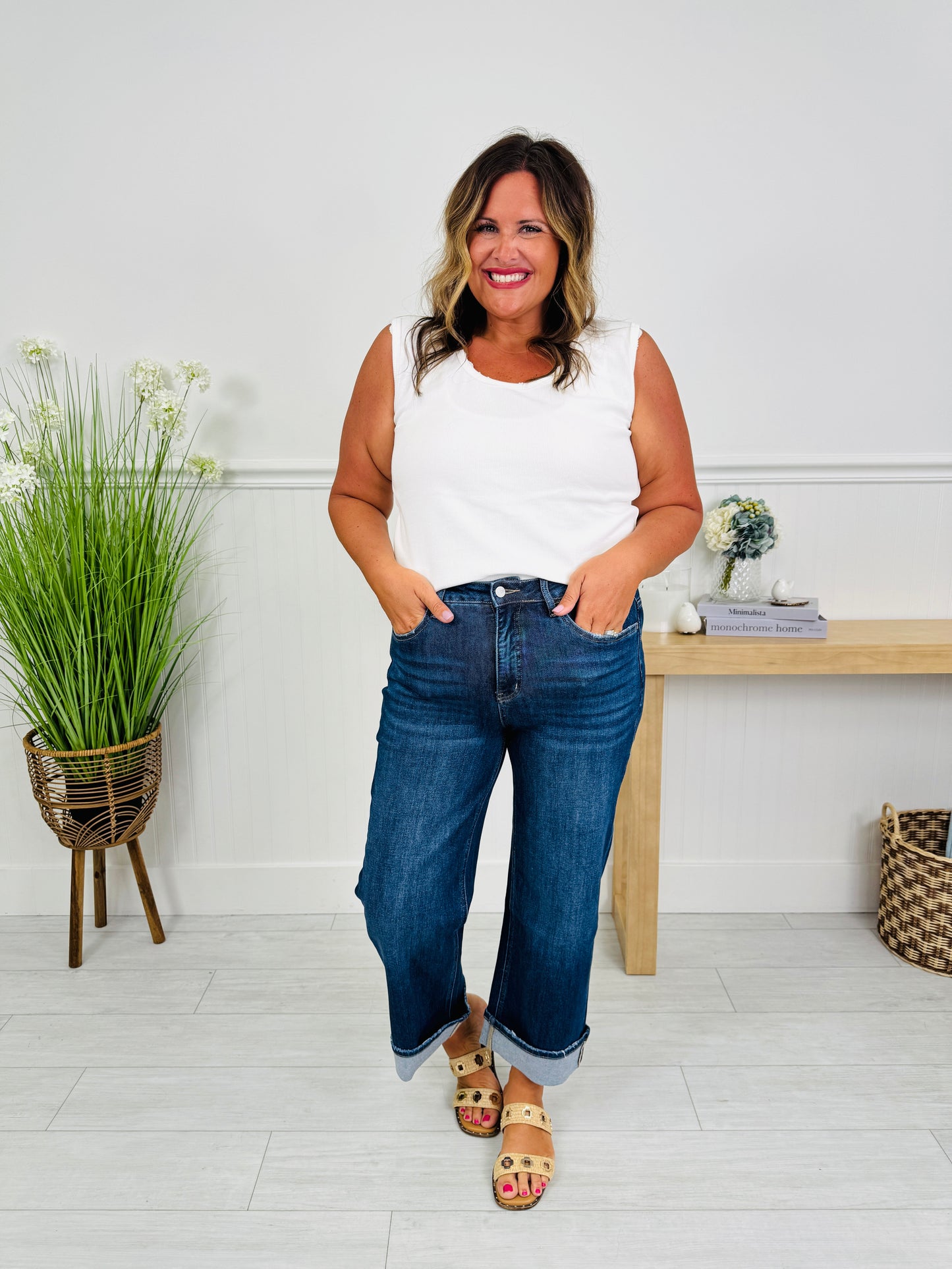 Crop Of The Season Tummy Control Straight Jeans