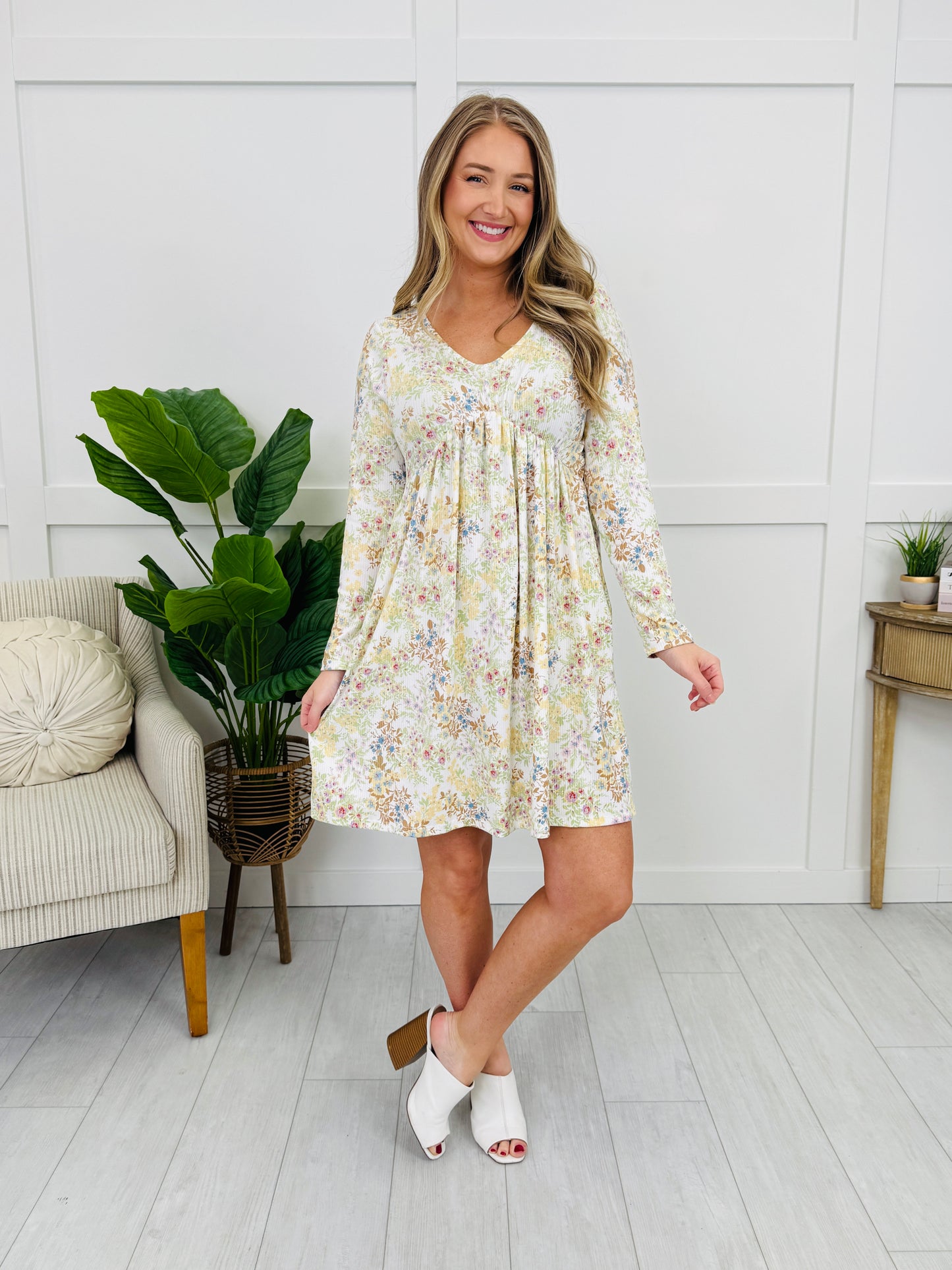 Whispering Meadow Dress in Ivory