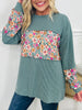 Fall Flowers Top-- Multiple Colors!