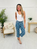 Judy Blue Daisy Daze Cropped Wide Leg Jeans