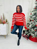 Beyond the Stripe Sweater In Candy Cane