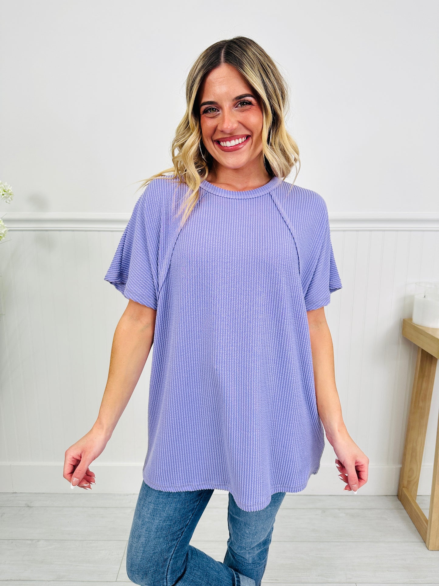 Pop of Color Top in Multiple Colors