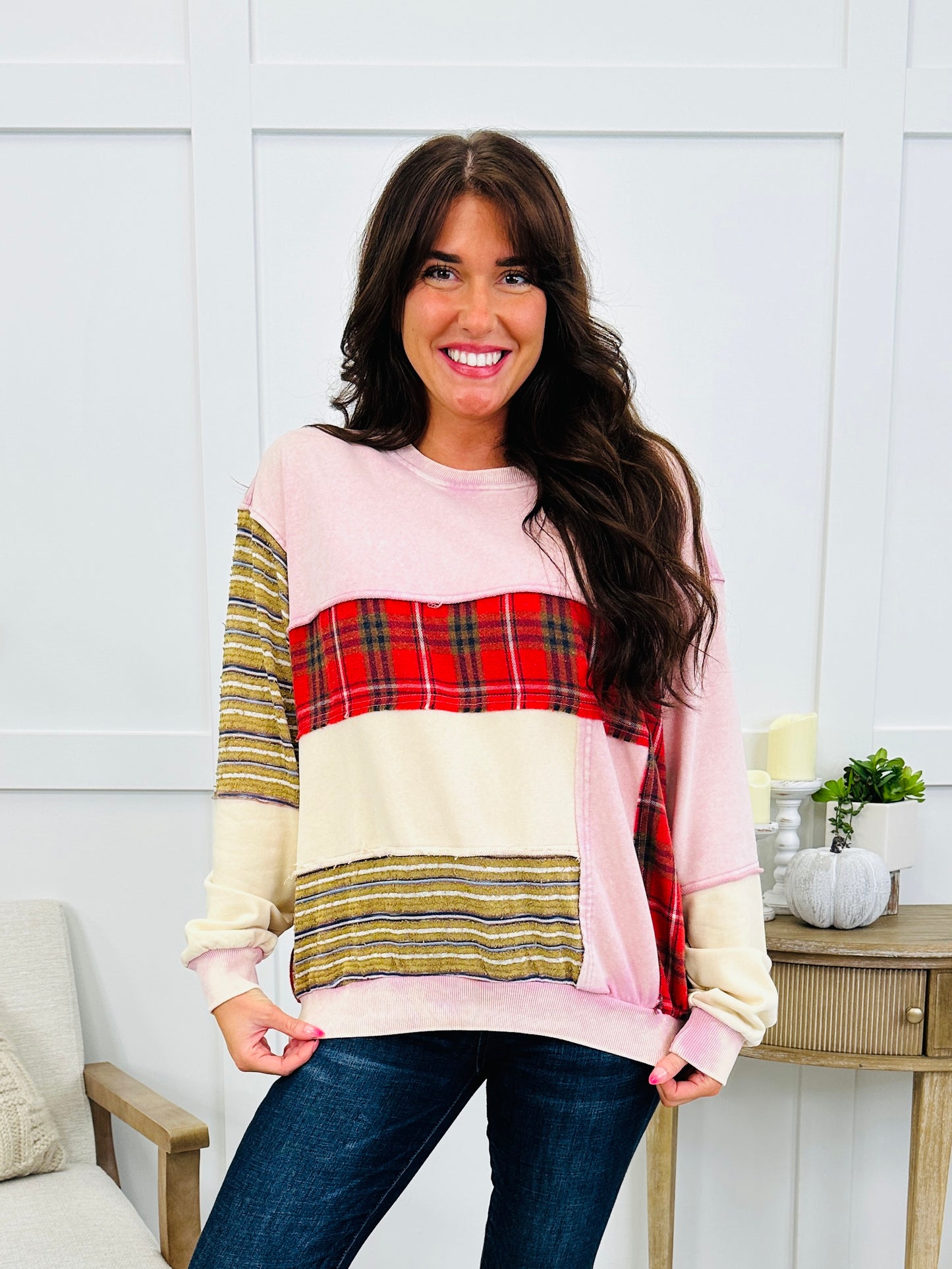 Weekend Plaid Top