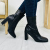 Edge of Midnight Booties In Black