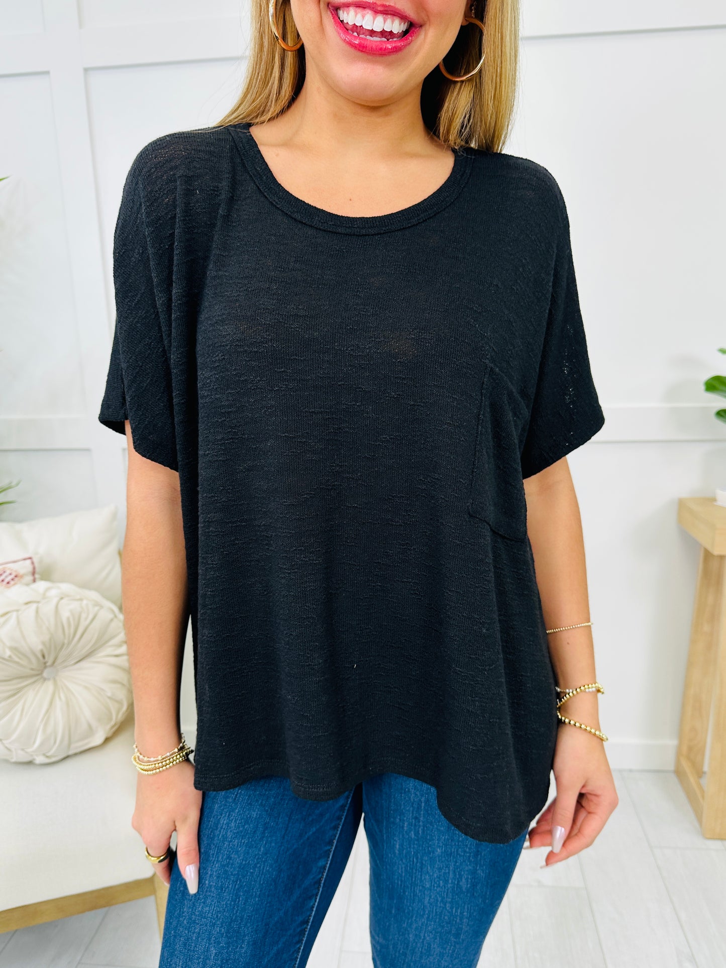 DOORBUSTER! Refined Basics Top- Multiple Colors!