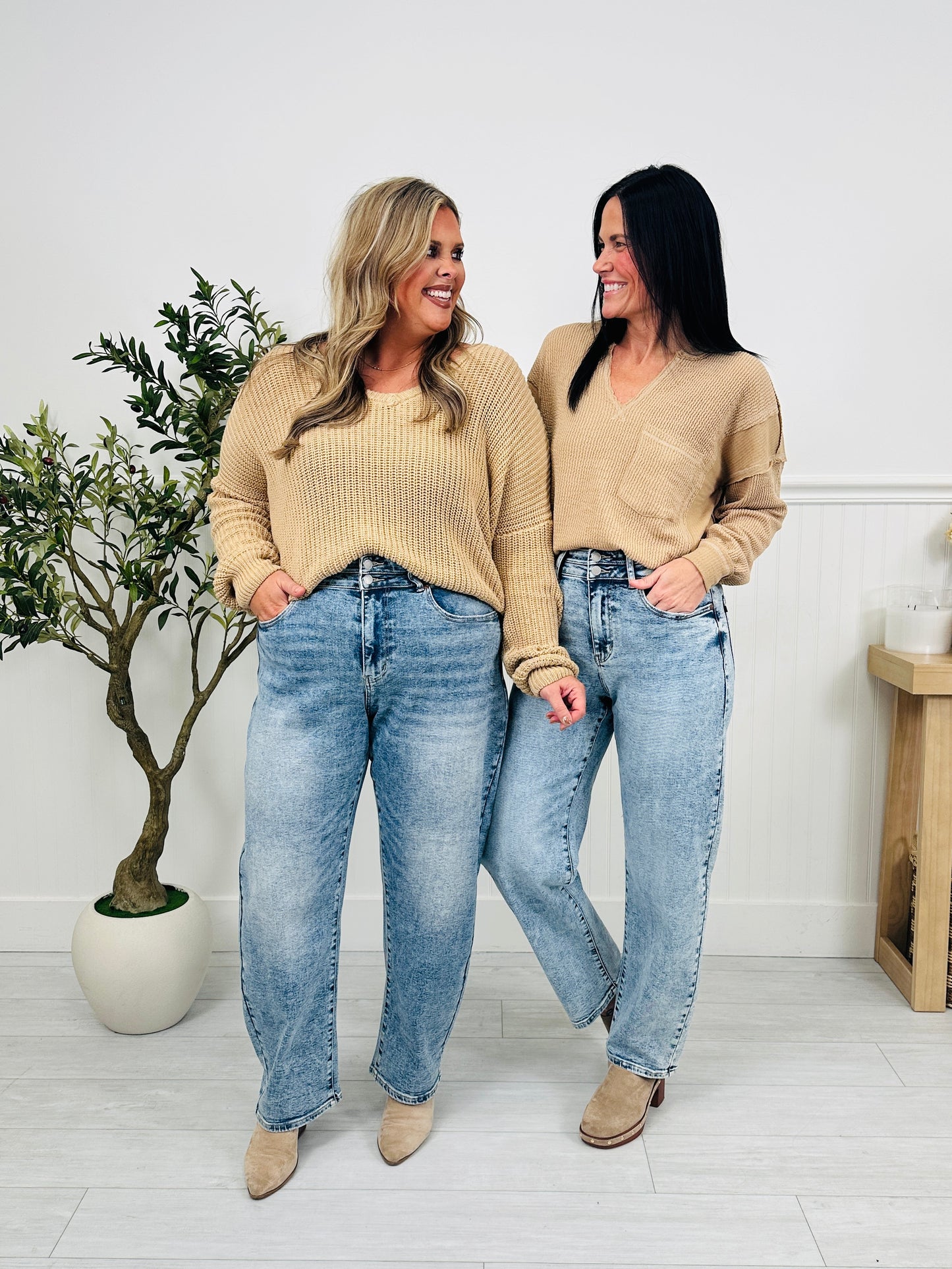 Judy Blue Good Company Arc Leg Jeans