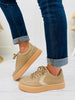The Daily Grind Sneakers In Taupe