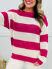 MOCO Exclusive Coastal Chic Striped Sweater- Multiple Colors!