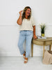 Crush On The Cuff Tummy Control Mom Jeans