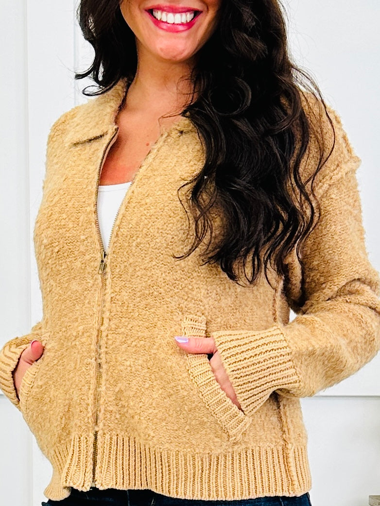 The Soft Landing Jacket In Latte