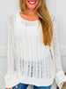 The Last Light Top In Ivory