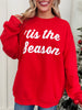 'Tis The Season Script Graphic Crewneck Sweatshirt