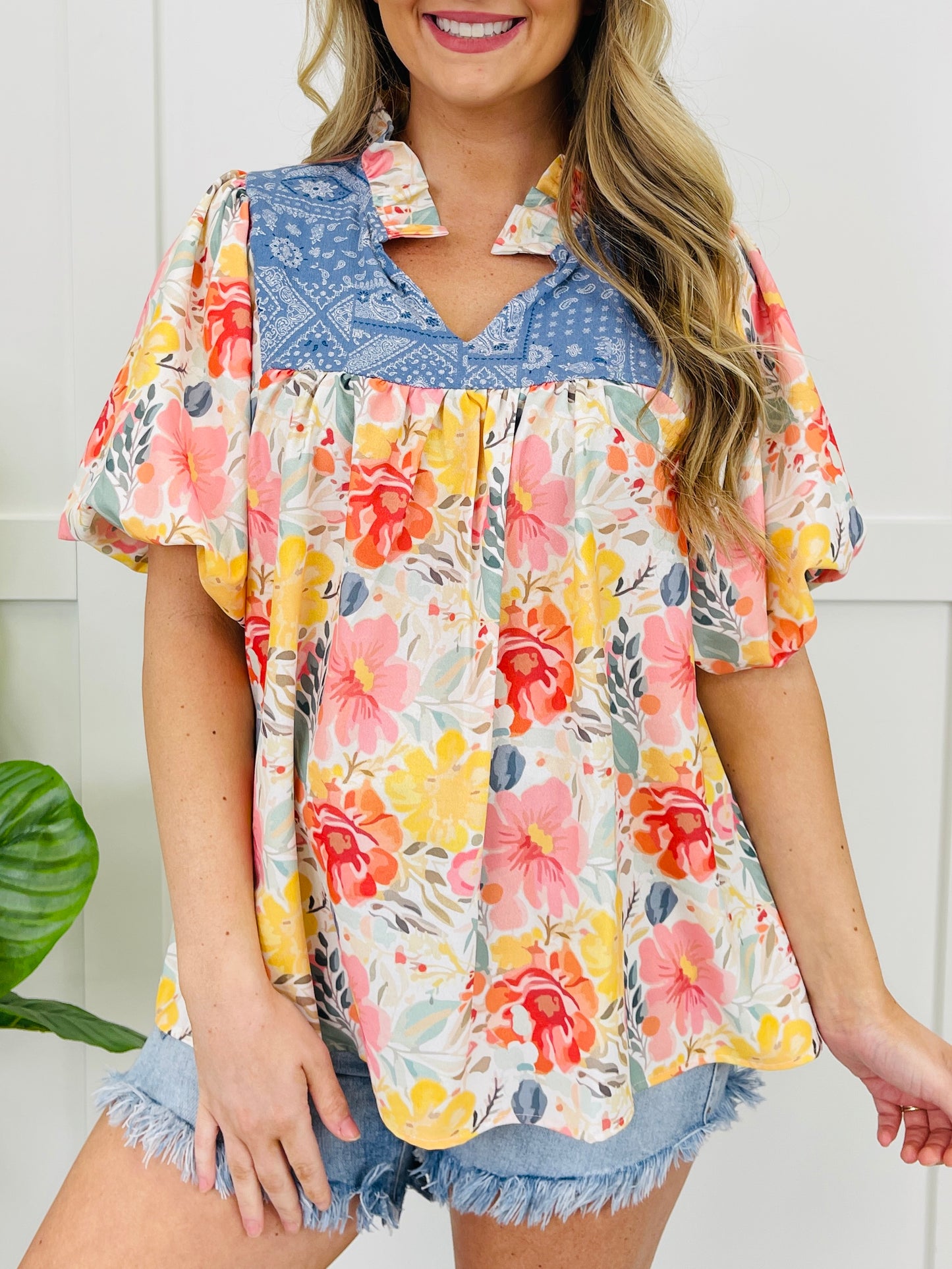 Boho Blooms Top