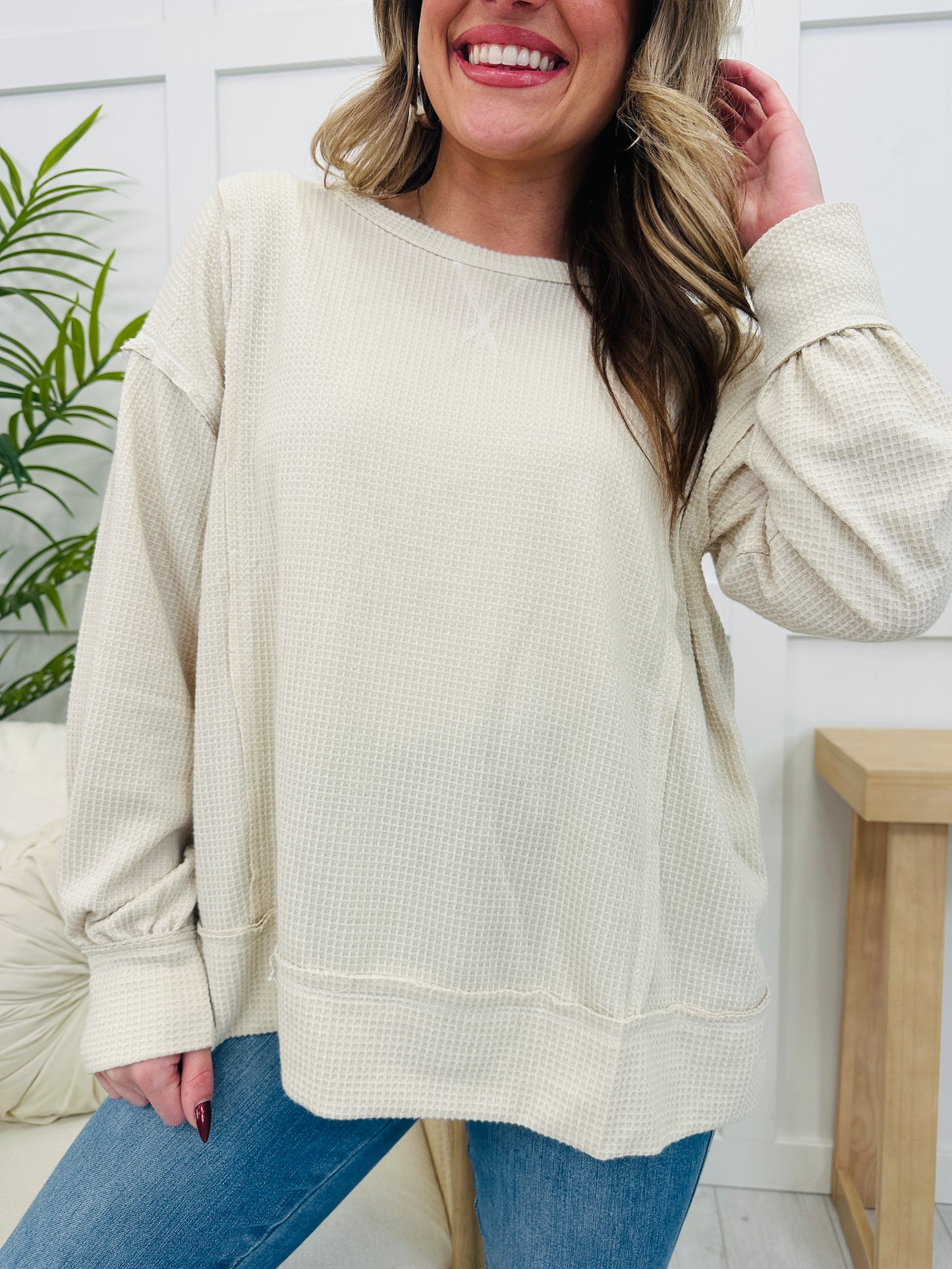 REG/CURVY Simple Charm Long Sleeve Top- Multiple Colors!