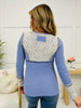 Threads of Grace Top In Evening Blue