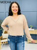 Reg/Curvy Neutral Harmony Sweater-Multiple Colors!