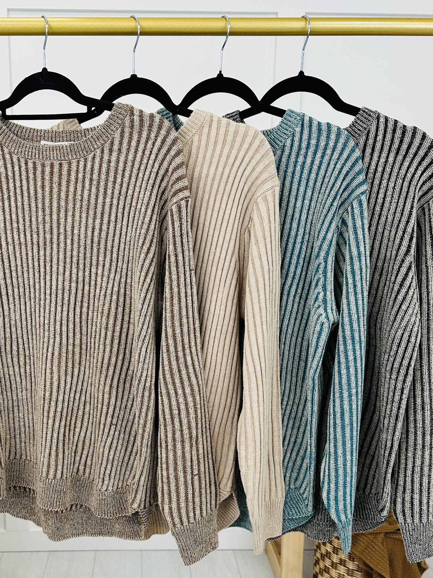 DOORBUSTER! Stitched To Remember Sweater- Multiple Colors!
