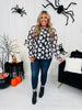 Spooky Things Mesh Top In Ghost Print